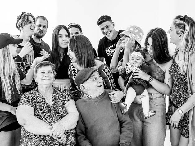 Família de Almoço de Família