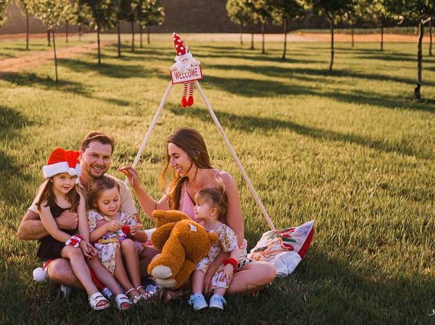 Família de Ensaio de Natal - Família Wasem Petry