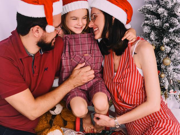 Família de Simplesmente Natal – Ramona, Altamir e Clarice