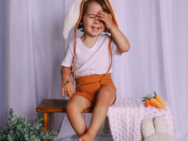 Infantil de Ensaio de Páscoa - Liam