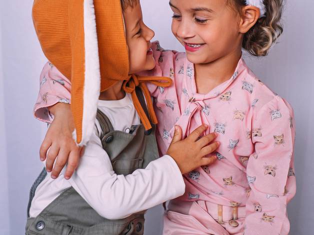 Infantil de Ensaio de Páscoa - Manu e Davi