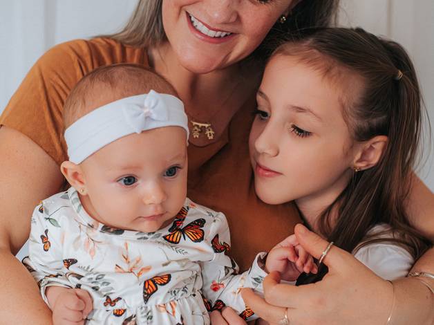 Família de Ensaio Dia das Mães - Andrisa, Carol e Júlia