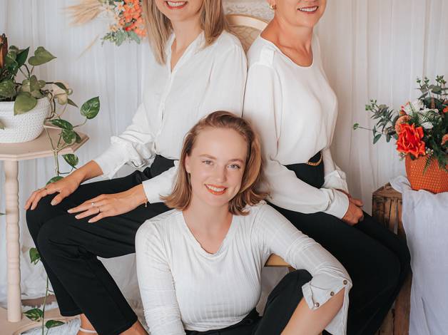 Família de Ensaio dia das Mães - Márcia, Bianca, Larissa, Vicente e Manu