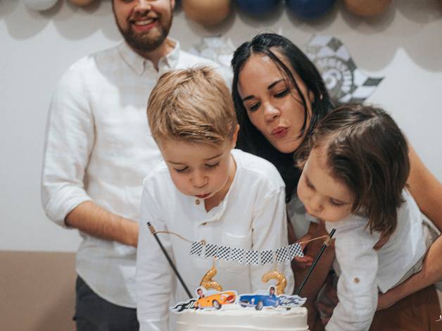 Aniversário de Aniversário 6 anos Sebastian e 3 anos Liam