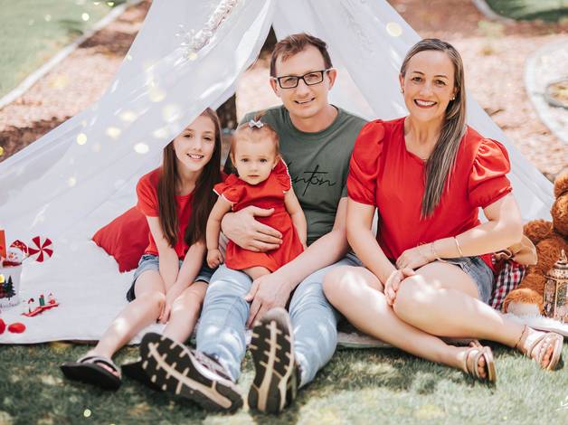 Infantil de Ensaio de Natal - Júlia, Carolina, Andrisa e Andrei