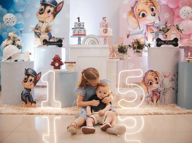 Infantil de Aniversário de 1 aninho do Luís Gustavo e Aniversário de 5 anos da Ana Maria