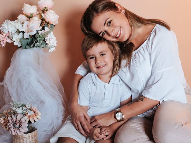 Família de Ensaio Dia das Mães - Mônica