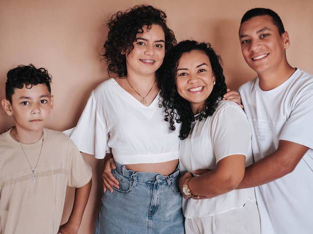 Família de Ensaio de Dia das Mães - Márcia