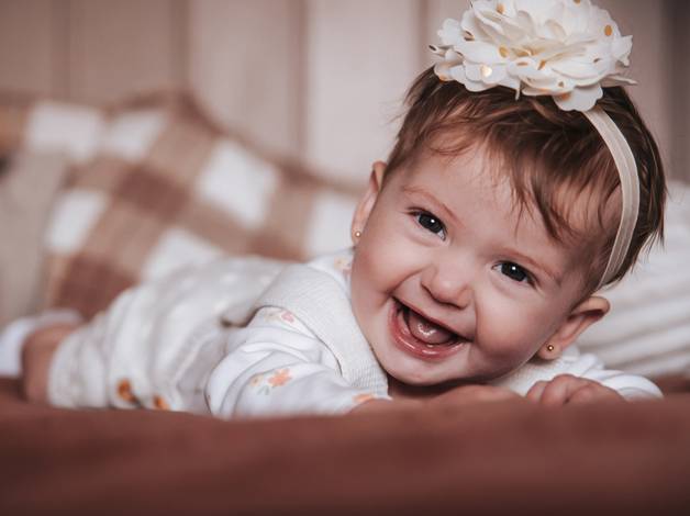Infantil de 7 meses da nossa Carolina