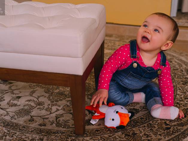 Infantil de 9 meses da Clarice