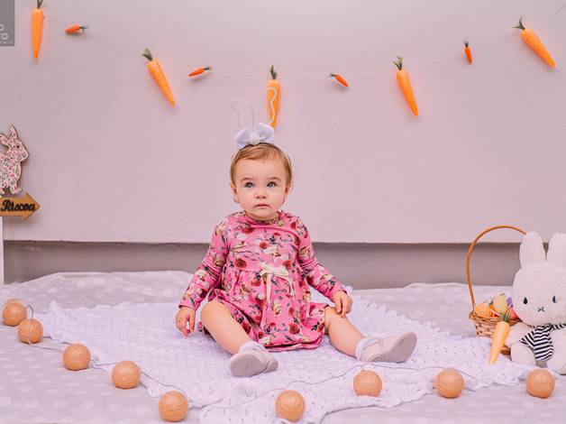 Infantil de Ensaio de Páscoa - Clarice