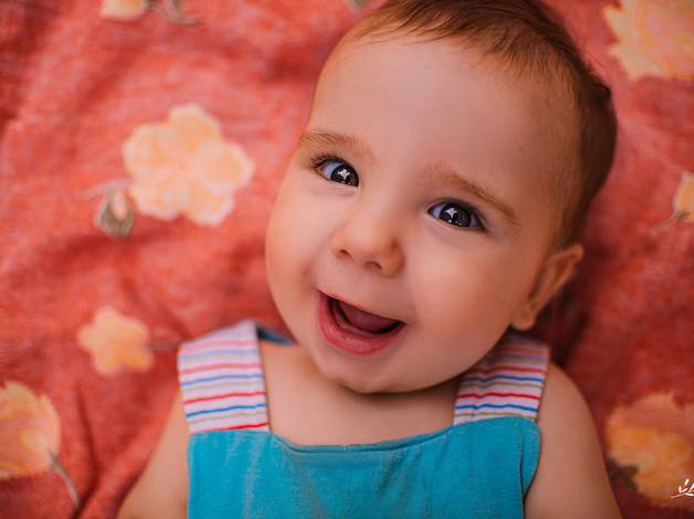 Infantil de 7 meses do Liam