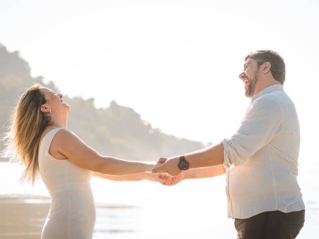 Pré Wedding de Ensaio  Praia Juquey - Juliana e Fabio 