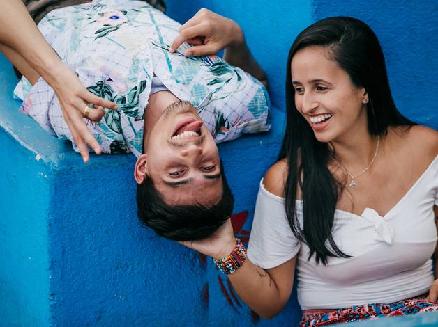 ensaios de Camilla e Gleydson