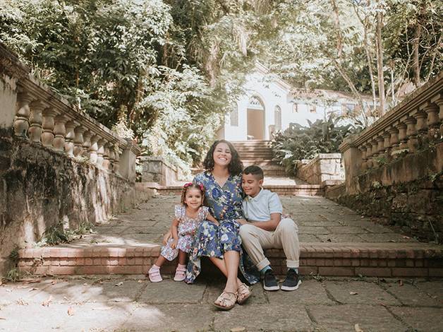 Família de Ensaio de Família: Dia das Mães da Carol
