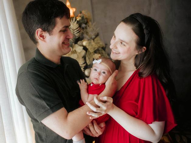 Família de O Primeiro Natal da Aurora
