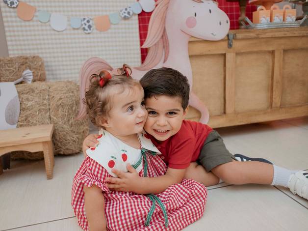 Festa Infantil de Festa: Lucas faz 3 e Maria Luiza faz 1!