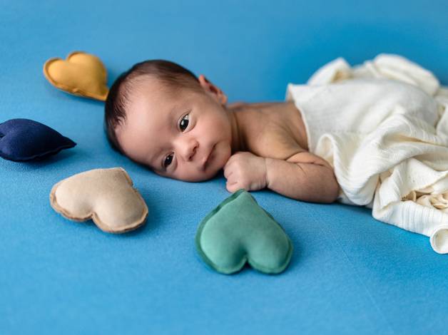 Newborn de Ensaio Newborn do pequeno Davi