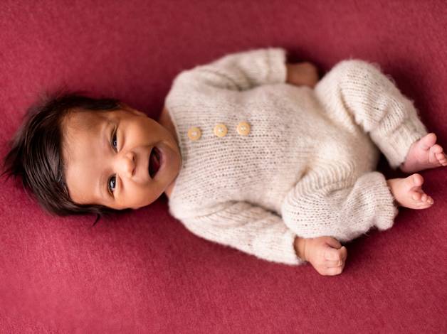 Newborn de PRIMEIRO ENSAIO DA PEQUENA  SAULO