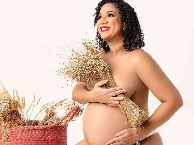 Gestante Estúdio de ENSAIO DA MAMÃE BIANCA