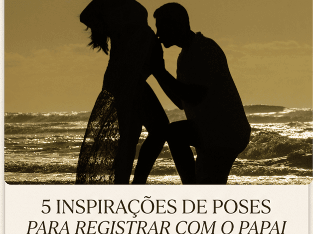 Gestante Estúdio de 5 INSPIRAÇÕES DE POSES PARA  REGISTRAR COM O PAPAI NO ENSAIO GESTANTE