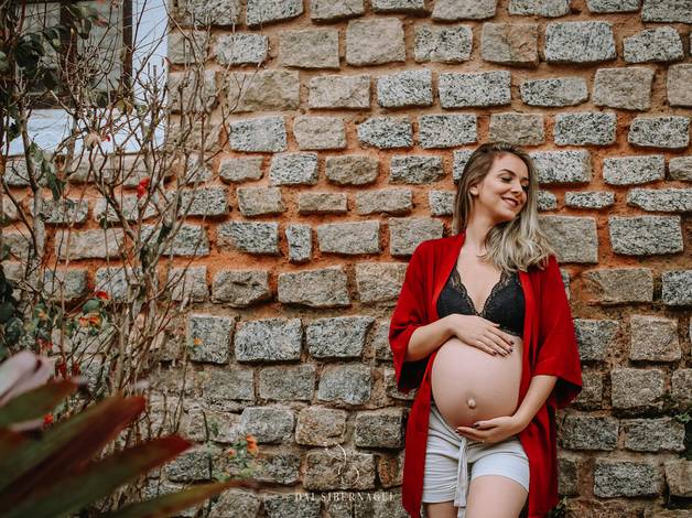 Gestante de Letícia a espera da Giovana