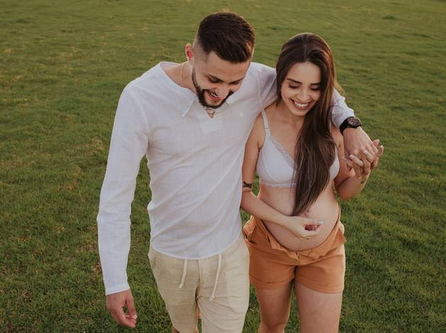 Gestantes de Rafaelly e Mauricio