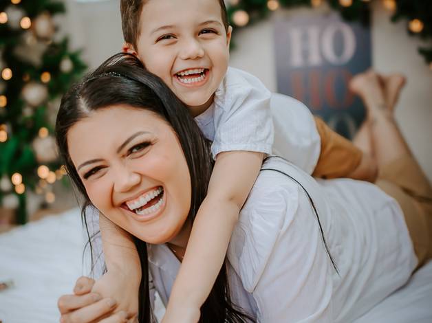 S•E•N•T•I•R em Família de Flavia e Joaquim - Memórias de Natal