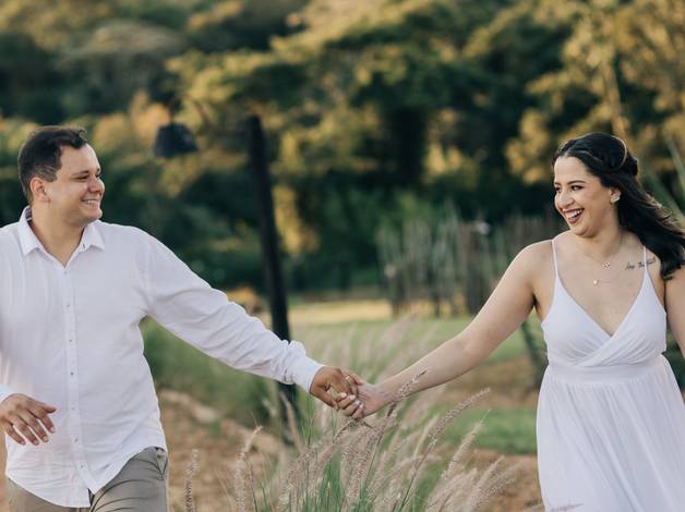 Dia de Fotos - Ensaios de Pré Casamento Rafaela e Rafael