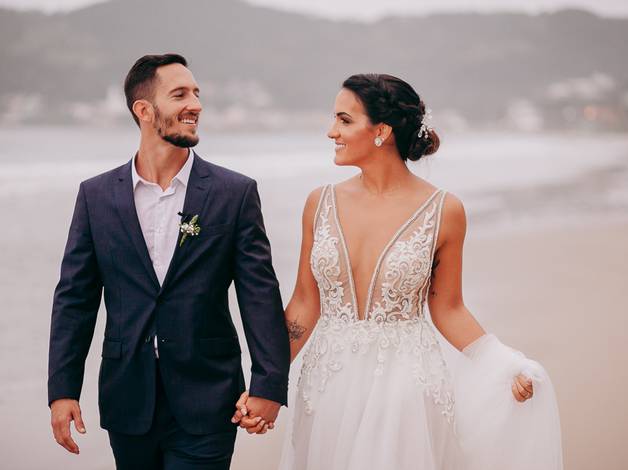 Casamento  de Casamento em Garopaba | Fê e João