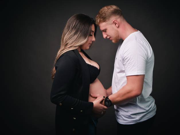 Ensaio Gestação de Á Espera do Arthur