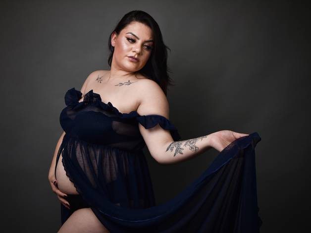 Ensaio Gestação de Á espera do Davi