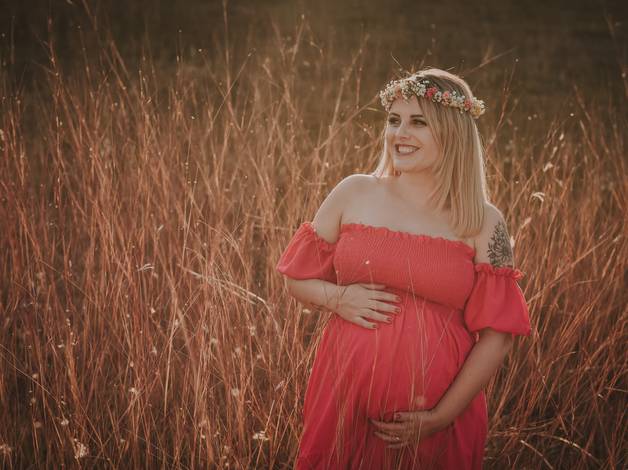 Ensaio Gestação de Á espera da Helô