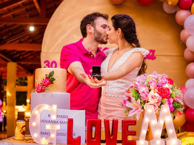 Ensaios de Giovanna - Aniversário que virou Noivado!!!