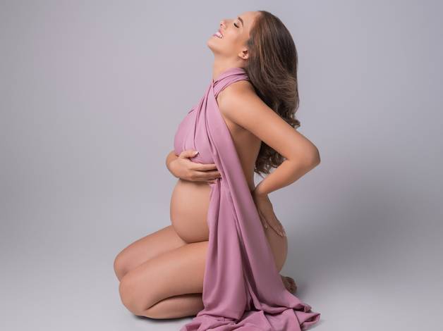 Gestante de A doce espera de Cecília 