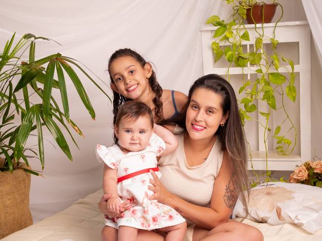 Acompanhamento Mensal de Ayla 8º mês | Laços de Dia das Mães