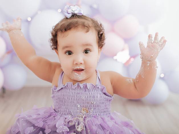 Infantis de Smash the cake Ana Cecília