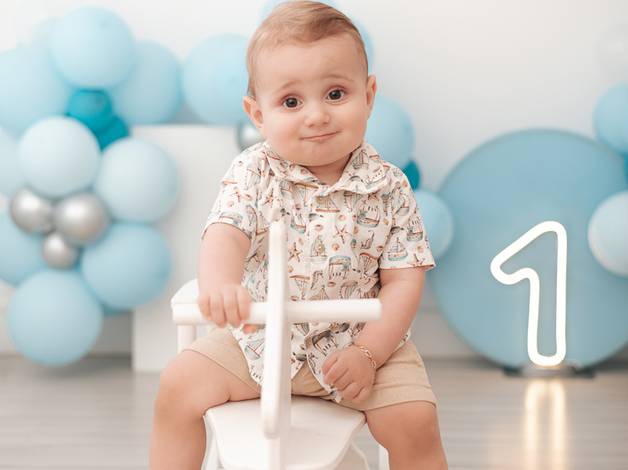 Infantis de Smash the cake Davi