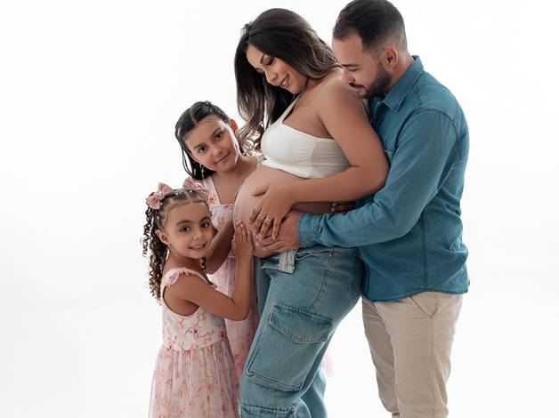 Gestantes de Ensaio Gestante com a Família em Unaí | Gabriela Cardoso de Sousa