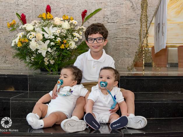 Batizado de Batizado gêmeos Nicholas e Bernardo