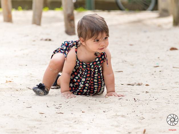 Ensaio infantil de Linda Maria