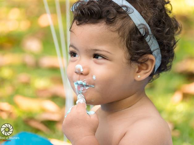 Ensaio infantil de Smash the Cake da Gigi