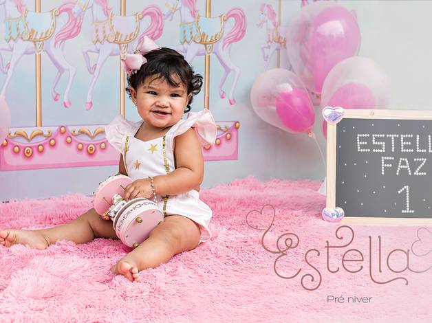 Ensaio infantil de Ensaio fotográfico Smash the cake Estella