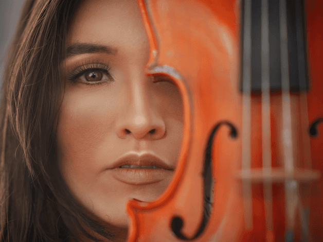 Ensaio Feminino de Andressa e o Violino