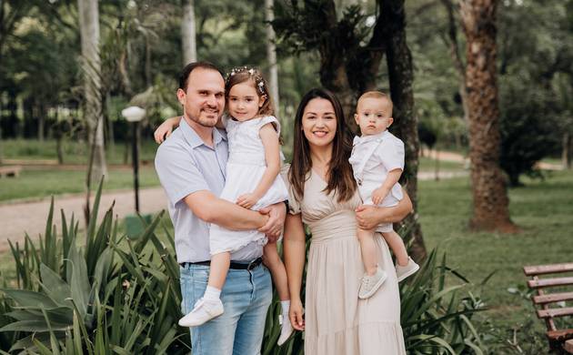 Batizado de Batizado em Indaiatuba Matheus e Ana Laura - Mosteiro de Itaici Indaiatuba SP