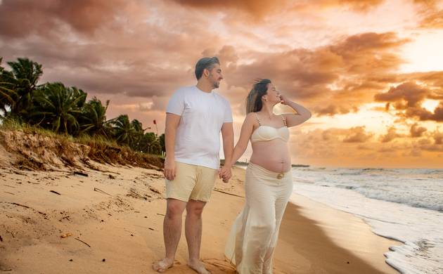 Ensaio Gestante de Maria Clara