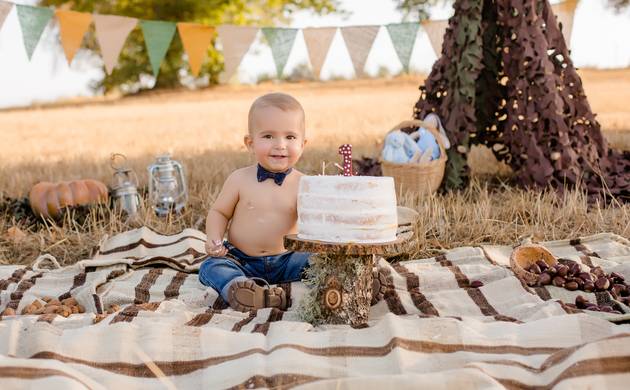 Smash Cake de Valentim