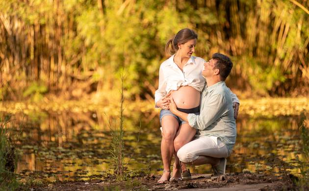 Gestante de Juliana e Alex