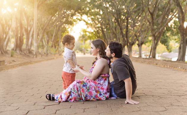 Gestante externo de Fernanda em sua doce espera 