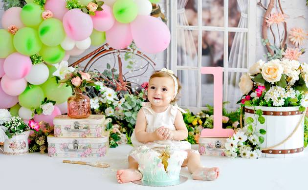 Smash the Cake de Helena - Tema: Jardim encantado 